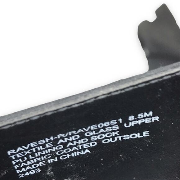 Steve Madden Ravesh Heels 8.5 Rhinestone Crystal Pointed Toe Strappy Ankle Tie - Picture 8 of 10